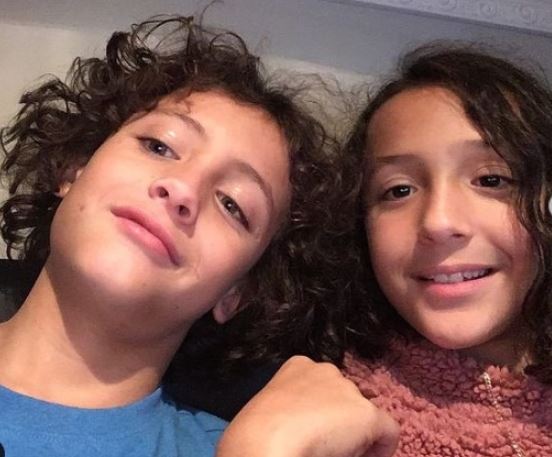 Bev Land and Dania Ramirez share twins John and Gaia